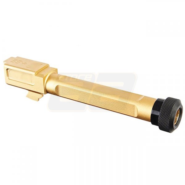 G&P Marui G17 GBB Threaded Outer Barrel - Gold