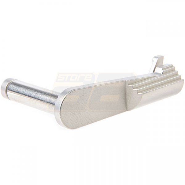 Guarder Marui V10 GBB Stainless Slide Stop - Silver