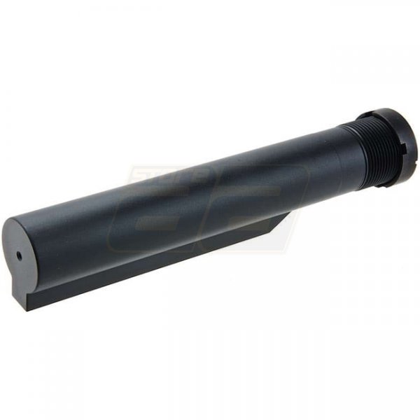 GunsModify Marui MWS GBBR 6 Position Buffer Tube Mil-spec Threaded Receiver One Piece Full CNC - Black