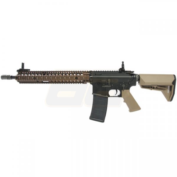 King Arms EMG Colt Daniel Defense 12.25 Inch M4A1 SOPMOD Block 2 AEG - Dark Earth