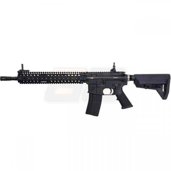 King Arms EMG Colt Daniel Defense M4A1 SOPMOD Block 2 Gas Blow Back Rifle 12.5 Inch - Black