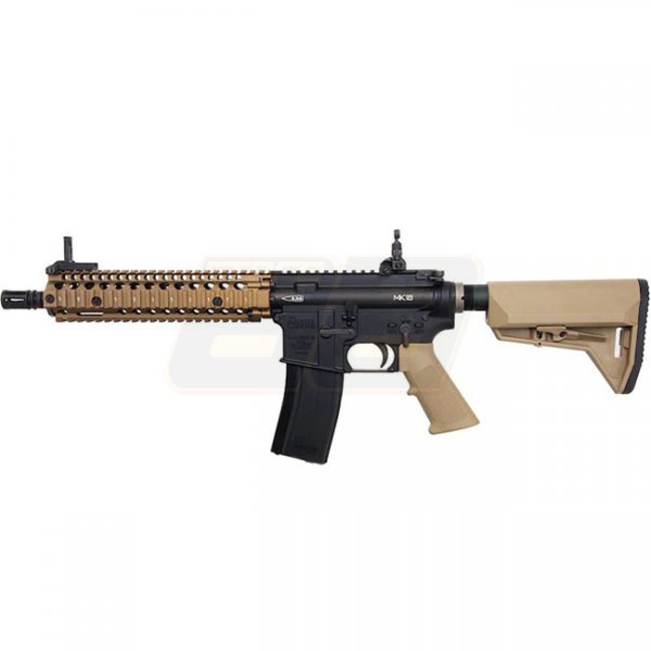 King Arms EMG Colt Daniel Defense MK18 9 Inch Gas Blow Back Rifle - Dual Tone