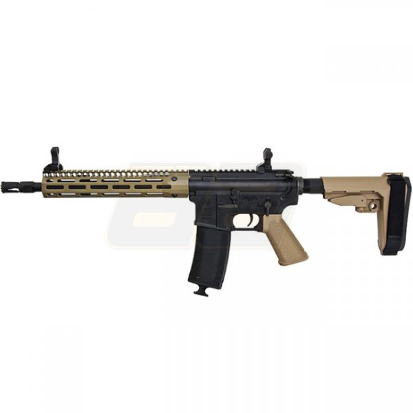 King Arms EMG Troy Industries SOCC M4 AEG 10.5 Inch RIS - Dark Earth