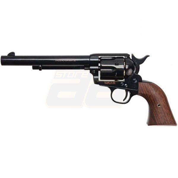 King Arms SAA .45 Peacemaker Gas Revolver M - Black