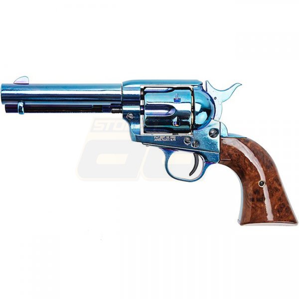 King Arms SAA .45 Peacemaker Gas Revolver S - Blue