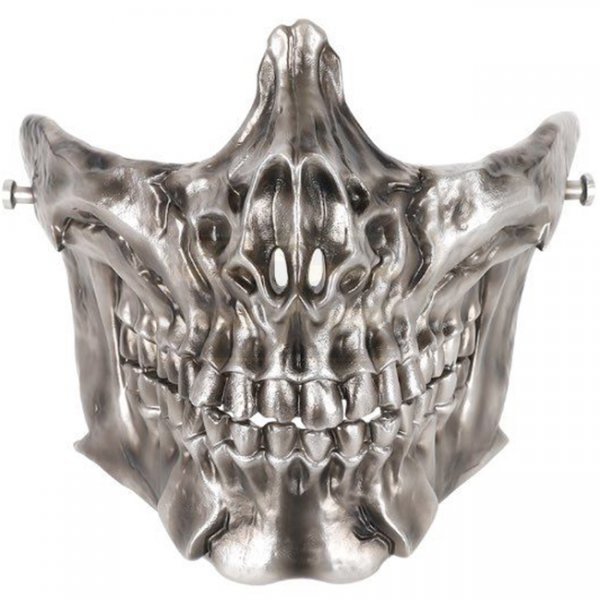 Laylax Battle Style Skull Face Guard - Grey