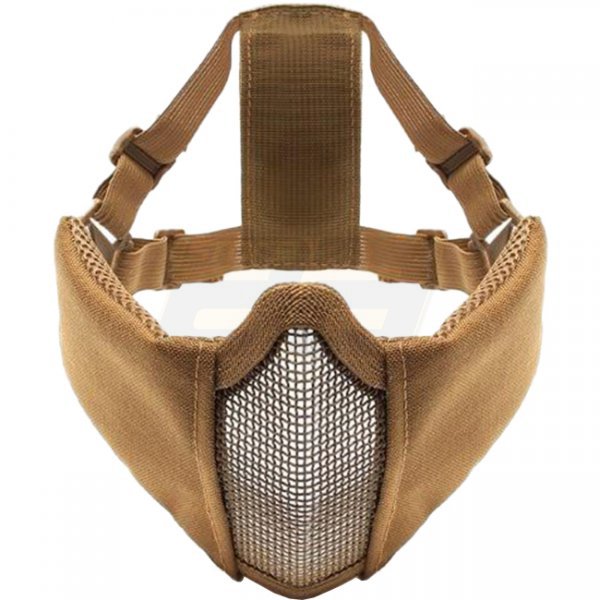 Laylax GARUDA Half Mesh Face Guard - Tan