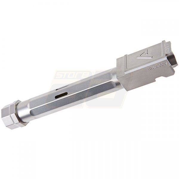 RWA Agency Arms Marui G17 GBB Threaded Barrel Stainless Steel - Silver