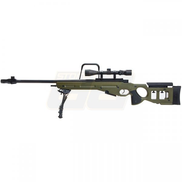 Snow Wolf SV98 Spring Spring Sniper Rifle Set - Olive