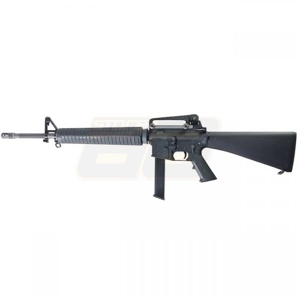 WE M16A3 PCC Gas Blow Back Rifle - Black 
