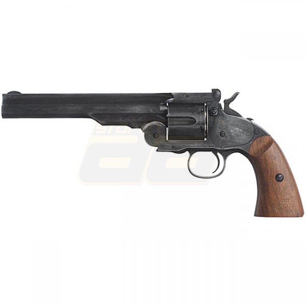 WinGun Break Top Major 3 1877 Revolver Co2 793 Brown Grip 6mm Version - Aged