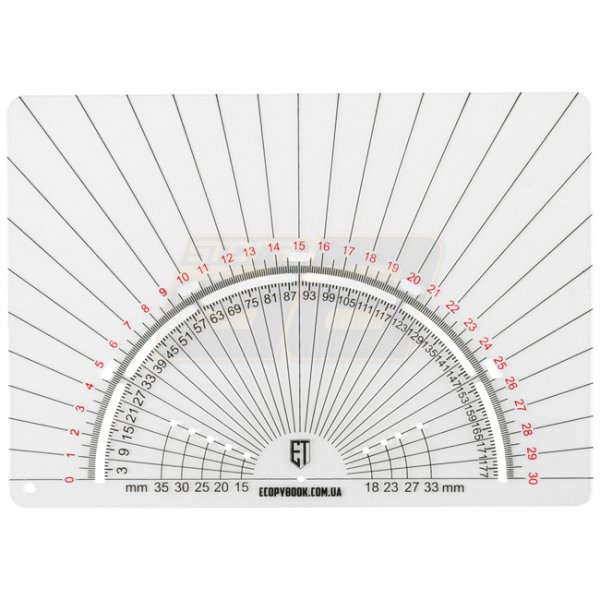 M-Tac Ecopybook Tactical Protractor PR-R