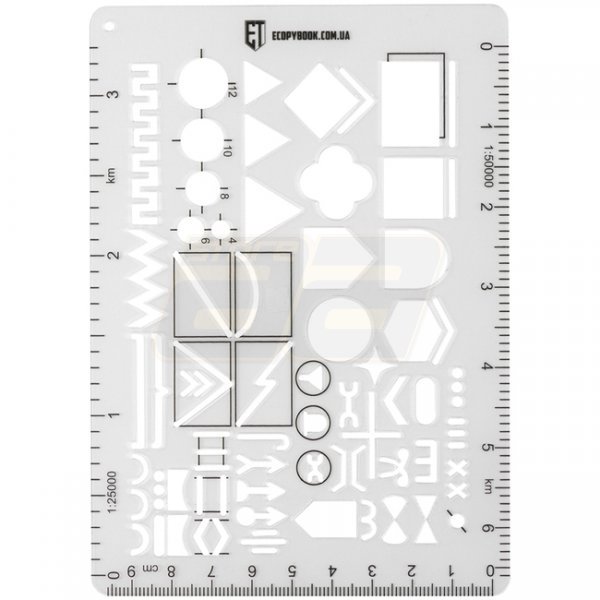 M-Tac Ecopybook Tactical Ruler TZ NATO