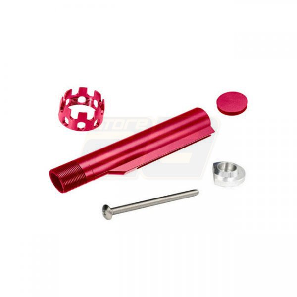 Balystik M4 AEG Stock Tube Openwork Ring - Red