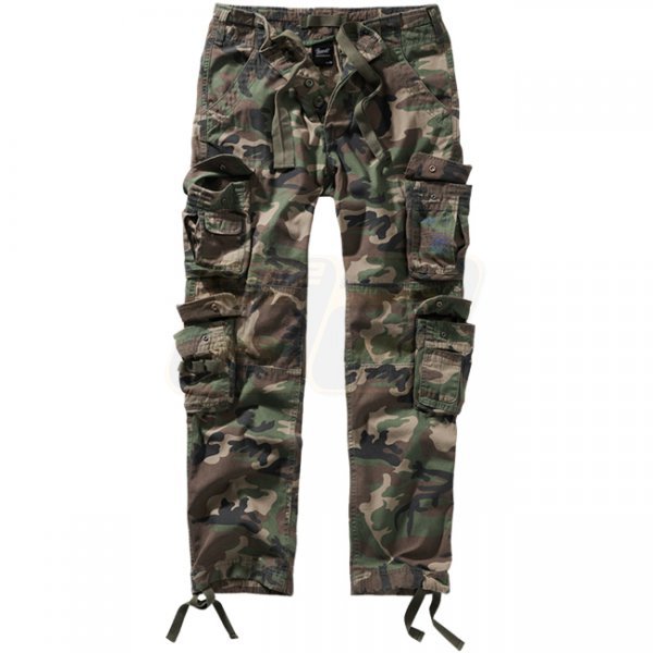 Brandit Pure Slim Fit Trousers - Woodland - 4XL