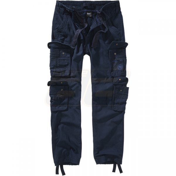 Brandit Pure Slim Fit Trousers - Navy - M