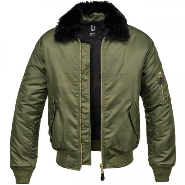 Brandit MA2 Jacket Fur Collar - Olive - M