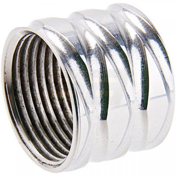 5KU Rhombus Threaded Protector 14mm CCW - Silver