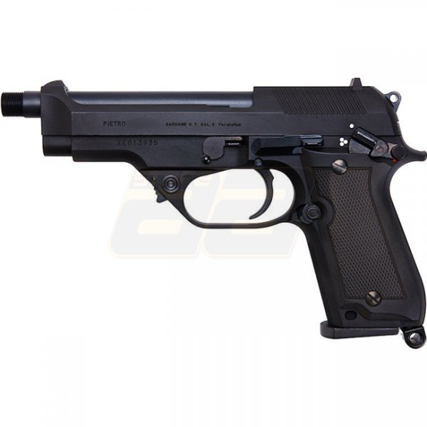 KSC M93R II Spartan SD Heavy Weight Gas Blow Back Pistol - Black