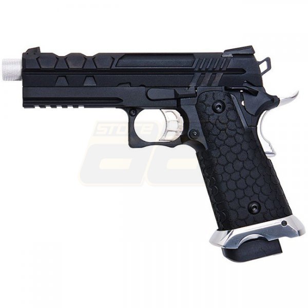 SRC Tartarus MK IV Hi-Capa 4.3 Gas Blow Back Pistol - Black