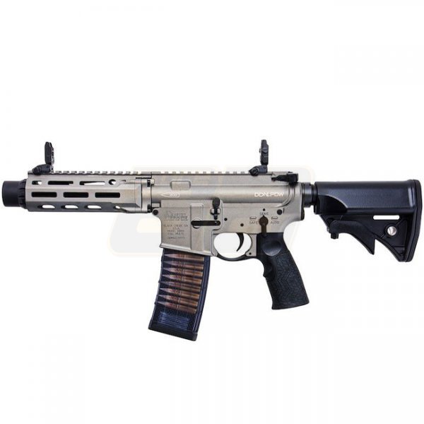 Cyma CGS EMG Daniel Defense DDM4 PDW Gas Blow Back Rifle - Silver