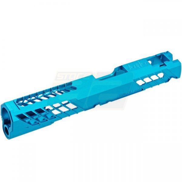 Dr.Black Marui Hi-Capa 5.1 GBB Slide Type 777 Aluminum - Aqua Blue