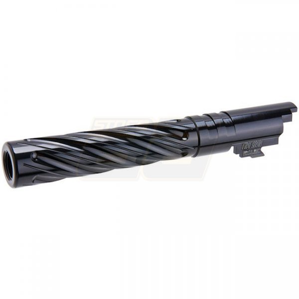 Dr.Black Hi-Capa 5.1 GBB Outer Barrel Type Spiral Storm - Black