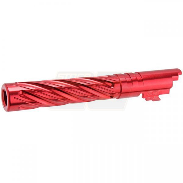 Dr.Black Hi-Capa 5.1 GBB Outer Barrel Type Spiral Storm - Red