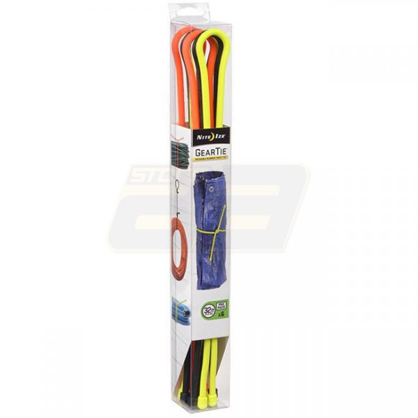 Nite Ize Gear Tie ProPack 32 - 6 Pack - Colored