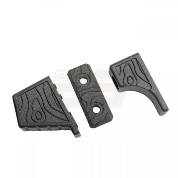 Advantage Airsoft Contour Line Style M-LOK Hand Stop Kit - Black