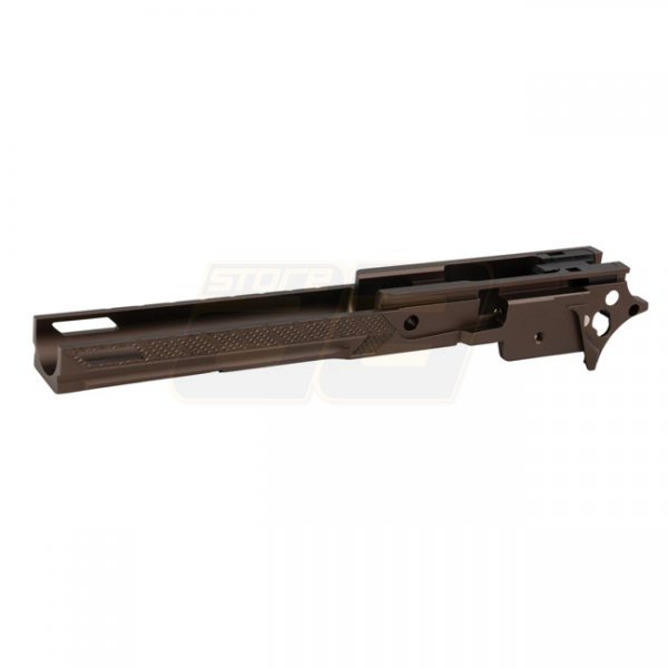 Dr.Black Marui Hi-Capa 5.1 GBB Frame Style 05 CNC Aluminum - Tan
