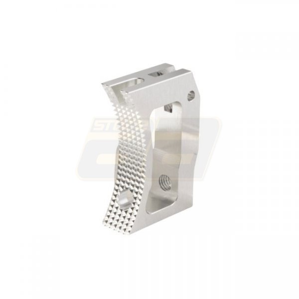Revanchist Marui Hi-Capa GBB Curved Trigger Type F - Silver