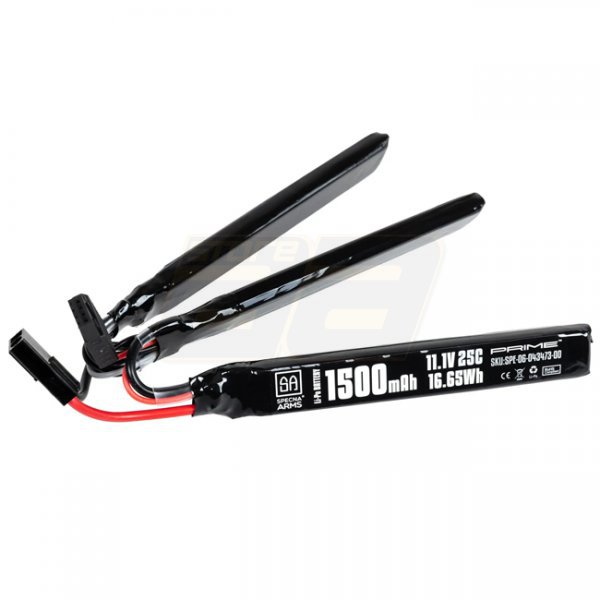 Specna Arms x Gens Ace 11.1V 1500mAh 25C Li-Po Battery G-Tech Split Type - Small Tamiya