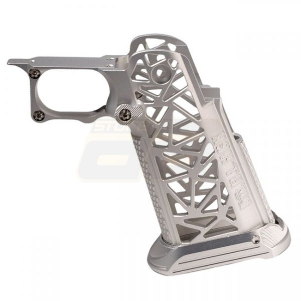 Dr.Black Marui Hi-Capa GBB Aluminum Grip Type A - Silver