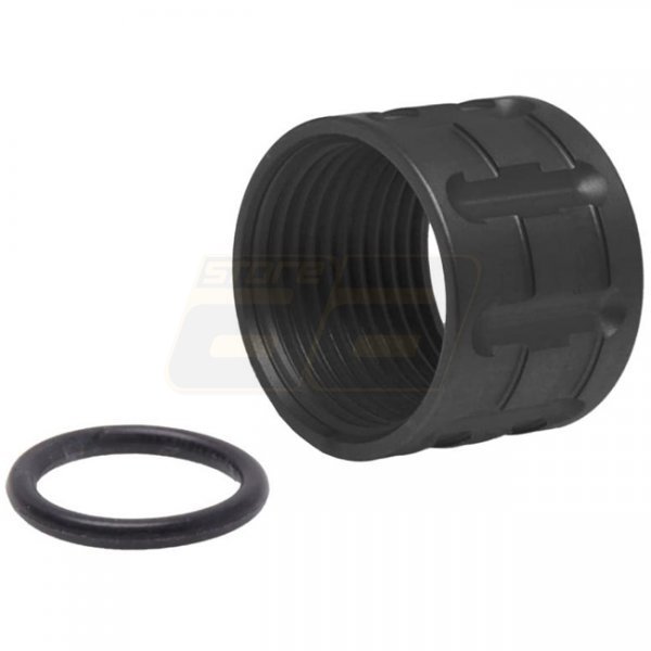 5KU TP-Pro Knurled Thread Protector 14mm CCW  - Black