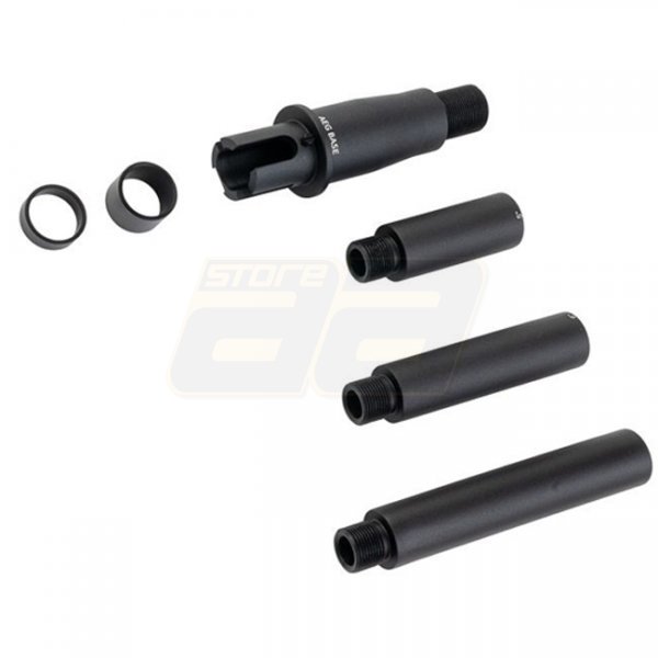 Dytac Marui M4 AEG Modular Outer Barrel Kit Short Length 5 / 6 / 7 Inch - Black