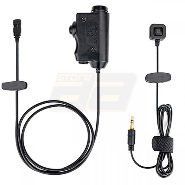 Earmor M52 Tactical PTT & Finger Switch - MIL PRC 6-Pin