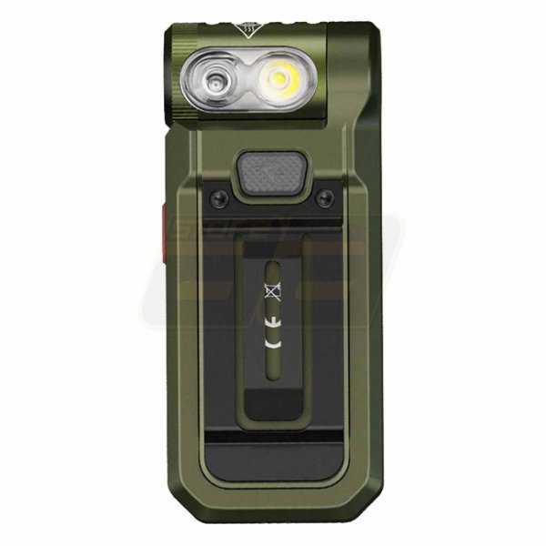 Fenix SW05R-UV Clip On Flashlight UV Light - Green