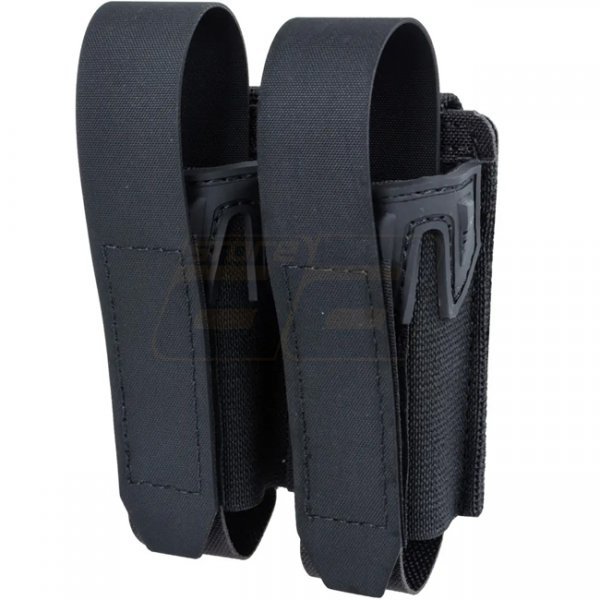 Wosport MG-126 K Type 9mm Double Mag Pouch - Black