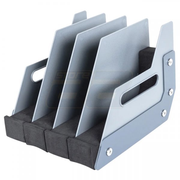 Wosport TG-32 Pistol Storage Rack 4 Slot - Grey