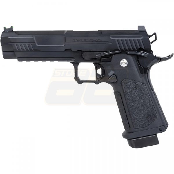 Arcturus Vanguard 5.0 Inch Hi-Capa OR Gas Blow Back Pistol - Black