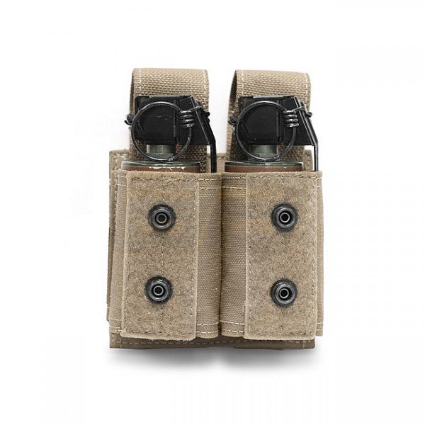 Warrior Double 40mm Grenade Pouch - Coyote
