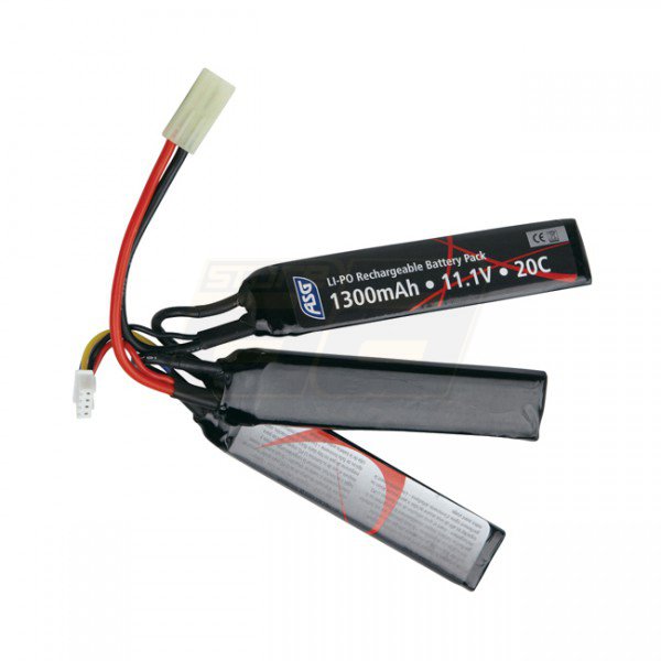 ASG 11.1V 1300mAh Li-Po 20C Battery