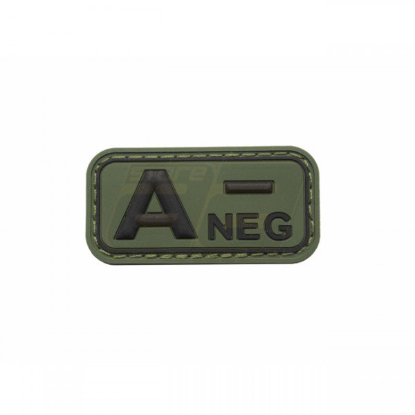 Pitchfork Blood Type A NEG Patch - Olive