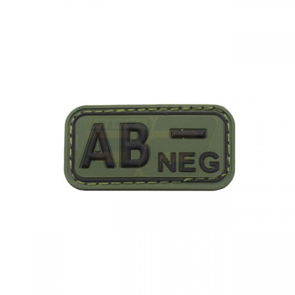 Pitchfork Blood Type AB NEG Patch - Olive