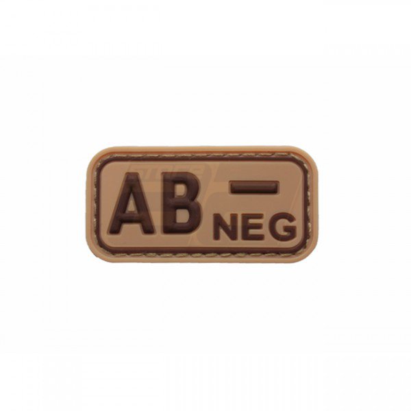 Pitchfork Blood Type AB NEG Patch - Tan