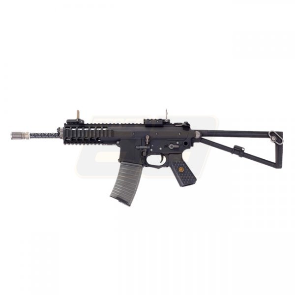 WE PDW 10 Inch Gas Blow Back Rifle - Black