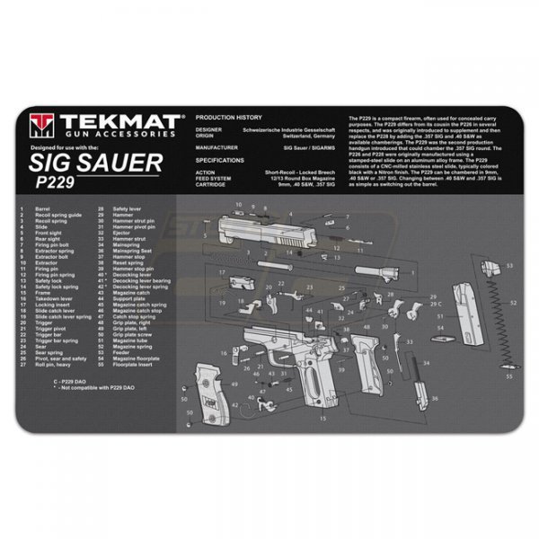 TekMat Cleaning & Repair Mat - SIG P229