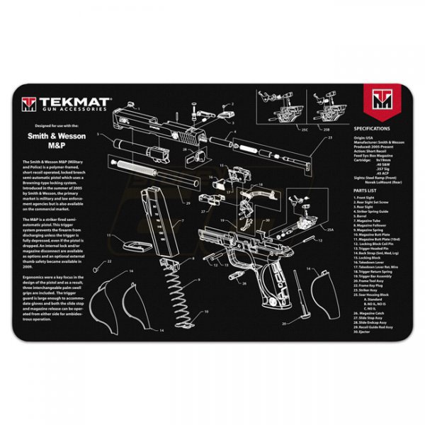 TekMat Cleaning & Repair Mat - S&W M&P