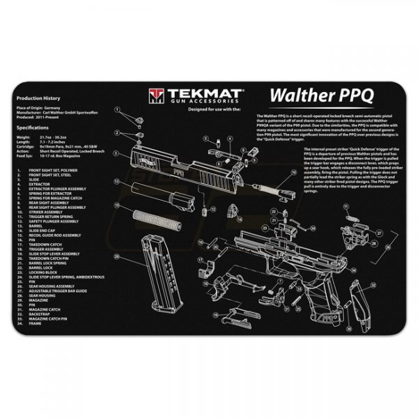 TekMat Cleaning & Repair Mat - Walther PPQ